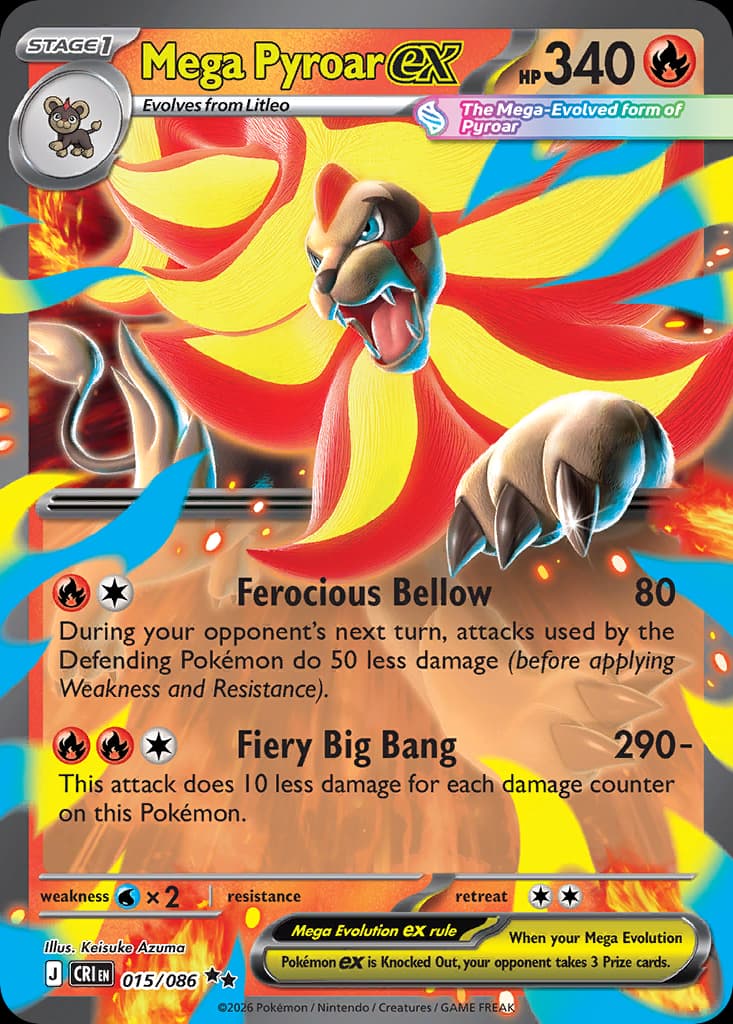 Mega Pyroar ex #15