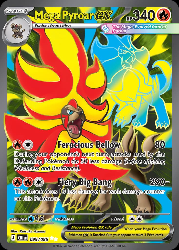 Mega Pyroar ex #99