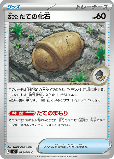 Antique Armor Fossil #72